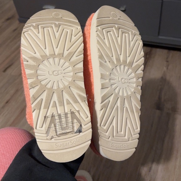Ugg women’s slipper slides - fuzz sugar Terry - peach bliss - Picture 6 of 9